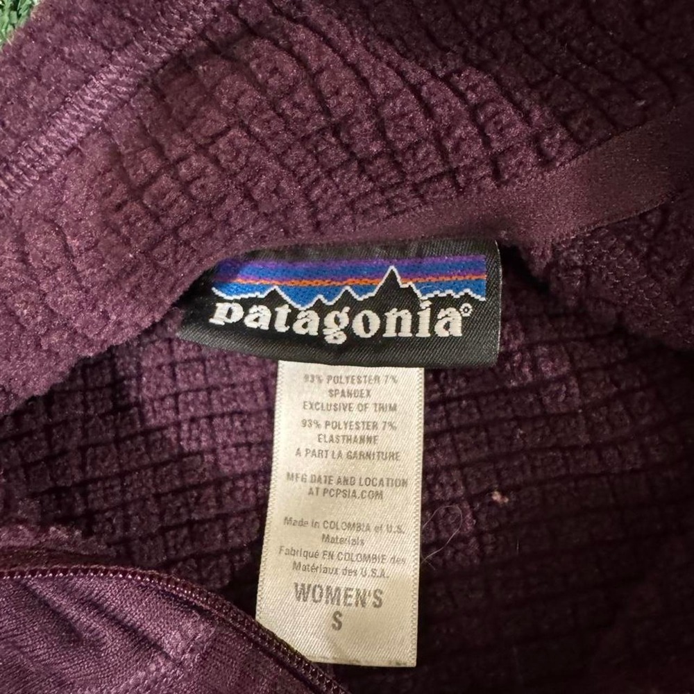 Patagonia R1 Women S Purple Half-Zip Fleece Pullover Gorpcore Outdoor 0206 - Picture 5 of 6